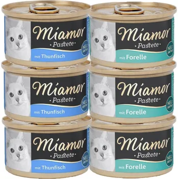 Miamor Pastete rybí příchutě 6x85g plechovka