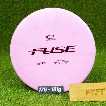 FUSE - Retro (Latitude64) - univerzální midrange discgolf disk pro začátečníky Barva: Růžová 176-181g