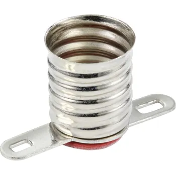 TRU COMPONENTS TC-10477716 objímka pro žárovku Připojení mini lampy (patice): E10 připojení patice: pájecí očko 1 ks
