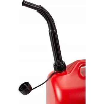 Kanystr Kanystr červený 20l trychtýř na palivo pro skútr, loď, Z