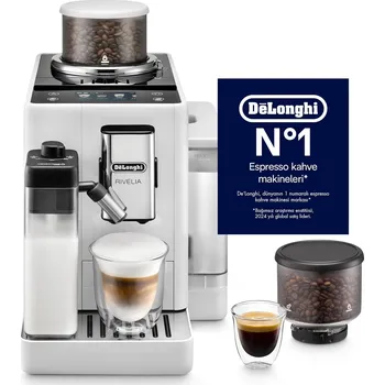 Kávovar Automatický automatický kávovar De'Longhi EXAM440.55.W 1450 W bílý