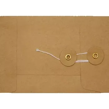 Obálka Obálka se šňůrkou kraftová kapacitní C6 (114x162mm)