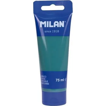 Vodová barva AKRYLOVÉ BARVY pro malíře Barva barva v tubě 75 Ml želví zeleň MILAN
