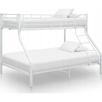 Ložnice Manželská postel kovová VidaXL 140x200 cm bílá