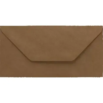 Obálka Poštovní obálka kraftová (hnědá) žebrovaná DL (110x220mm)