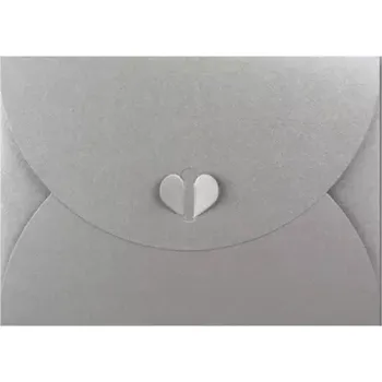 Obálka Obálka motýl stříbrná C7 (82x113mm)