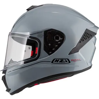 Helma na motorku Integrální motocyklová přilba NZI WAKE Solid lesklá šedá Velikost: XXL