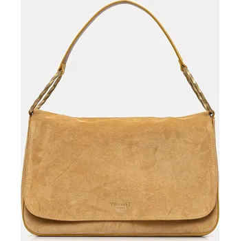 Semišová kabelka Twinset 261TD8560 žlutá 18X, vel. ONE SIZE
