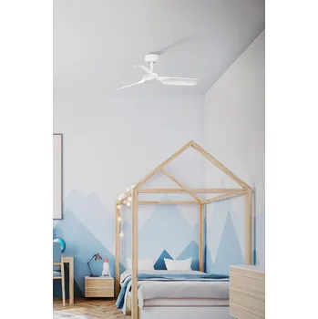 HEY S stropní ventilátor, bílá - FARO