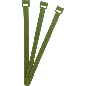 Zip FASTECH® kabelový manažer na suchý zip ke spojování háčková a flaušová část (d x š) 250 mm x 13 mm zelená 100 ks