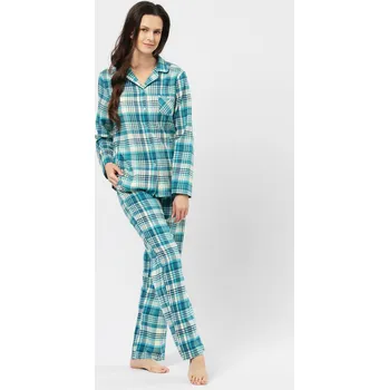 Dámské pyžamo Key pyžamo dámské LNS 471 - vzor, XL (Dámské pyžamo na knoflíky)