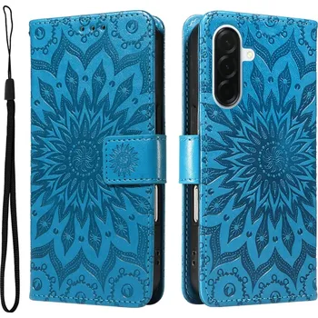 Pouzdro na mobilní telefon Sunflower knížkové pouzdro na Samsung Galaxy A37 5G - modré