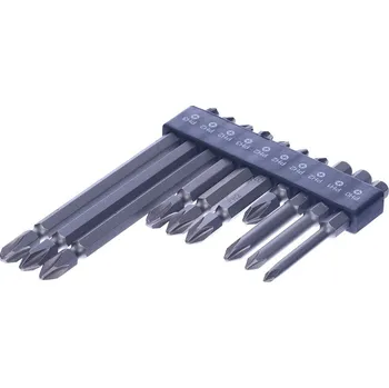 Bit Univerzální sada křížových šroubovacích bitů SK11 - 10 ks - 35-110 mm