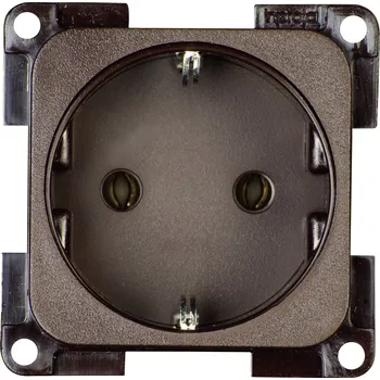 Elektrická zásuvka inprojal elektrosysteme vestavný zásuvka s ochranným kontaktem hnědá 102563