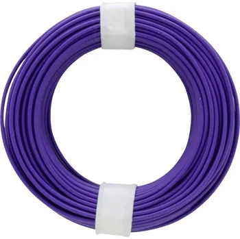 elektrický kabel Donau Elektronik 105-6 měděný drát, fialová, 10 m