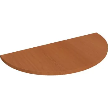 Psací stůl Stůl zakončovací oblouk - CP 80 - TŘEŠEŇ , ČERNÁ Ral 9005