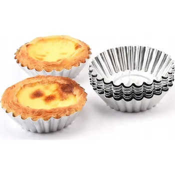 Forma na pečení Formičky na tartaletky 50 ks hliníkové 7 cm