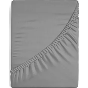 Prostěradlo Prostěradlo s gumou Eurofirany bavlněný satén 160 x 200 cm