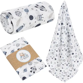 Zavinovačka EGA MUŠELÍNOVÁ PLENKA DEKA ZAVINOVAČKA 120x120 cm