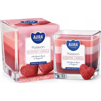 Svíčka Parafínová vonná svíčka Passion Aura 1 ks