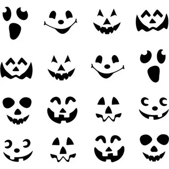 Venkovní osvětlení Sada nálepek FAMILY 58131E Halloween 16ks