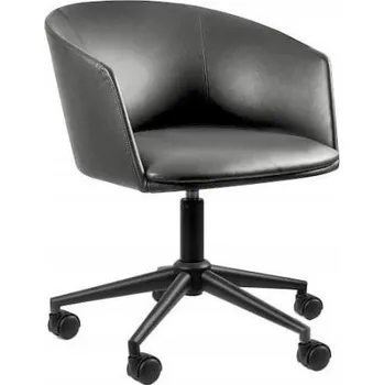 Kancelářská židle Barnet šedá nízká klasická