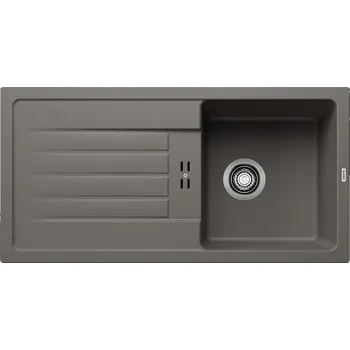 Granitový dřez Tento dřez se vyznačuje nadčasovým a funkčním designem s jasnou linearitou, nabízí velkou mísu a odkapávač s harmonicky integrovaným přepadem a těsnými poloměry mísy pro zvětšení objemu náplně. I přes své velké rozměry vyžaduje minimální prostor, měří 86 