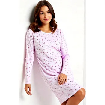 Dámská noční košile Dámská Noční Košile FOLTÝN DKHL 326 Velikost: 6XL, Materiál: Dlouhý rukáv