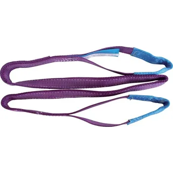 Upínací popruh MC BULL Zvedací popruh s oky fialový, 1 t, délka 3 m, šířka 30 mm