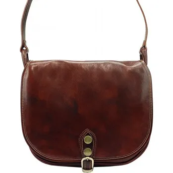 Kabelka Kožená kabelka Florence 8863 - hnědá