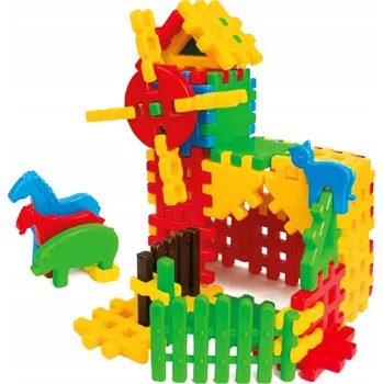 ostatní stavebnice Marioinex Stavebnice Stavebnice na vafle 50 dílů v 8l krabici