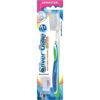 SilverCare H2O Sensitiv - velmi jemný zubní kartáček s výměnnou náhradní hlavici