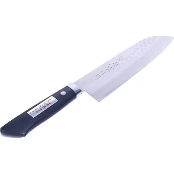 Kuchyňský nůž Japonský kuchyňský nůž Santoku s damaškovým vzorem VG10 MIKI HAMONO SEISAKUSHO - 170 mm