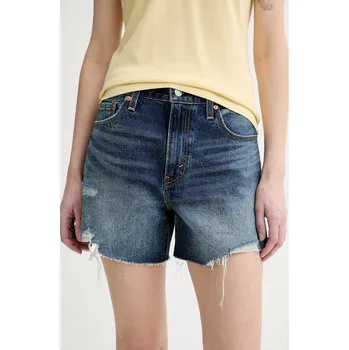 Pánské kraťasy Džínové šortky Levi's RIBCAGE A-LINE 005DS modrá 55J, vel. 31