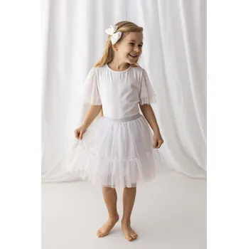 Dívčí kalhoty Dívčí blůzka sněhový dotek- Lily Grey 104 / 4 roky