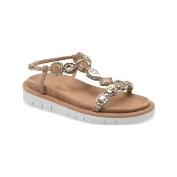 Dámské sandále Sandály Eva Minge MATILDE-V1175-95 Béžová 39