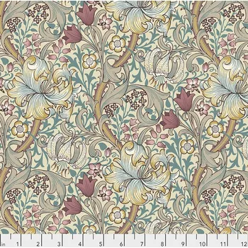 Free Spirit Morris & Co- Golden Lily- Dusk