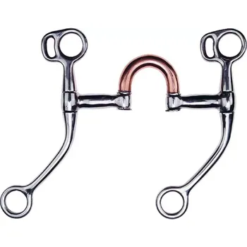 Udidlo pro koně Udidlo western s měděnou částí, 12mm