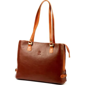 Kožená kabelka Florence hnědá KZ2234636