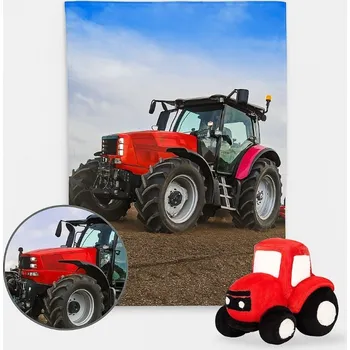Dětská deka Dětská deka Supreme Style 130 x 160 cm, barevný traktor