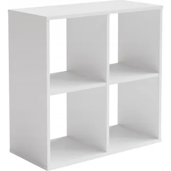 Knihovna Regál Kobi 80 x 38 x 80 cm bílý