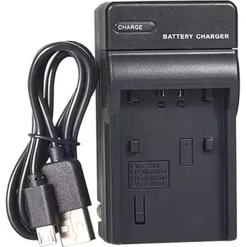 TopTechnology Nabíječka SONY NP-FH30, NP-FH50, NP-FH70 s USB konektorem a tím flexibilní ve zdroji, určena pro digitální videokamery, nahrazuje originál