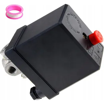 Kompresor Tlakový spínač 220V 20A 4-portový 6-8 bar pro vzduchový kompresor