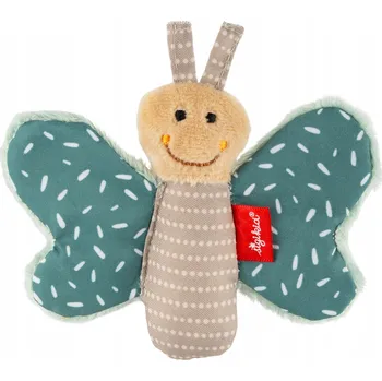 plyšák První plyšový mazlíček přítulníček Motýl zelený šustík pro děti plyšová hračka sigikid