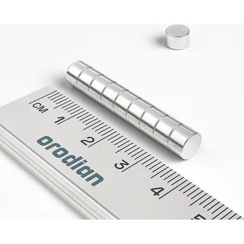 Dekorativní magnet Neodymový magnet válec 6×4 mm - N48