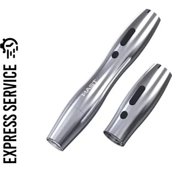 Tetovací strojek DRAGON HAWK MAST DRAGONHAWK Mast P20 - bezdrátový strojek 2x baterie 2.5mm, stříbrný