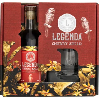 Rum Legenda Cherry Spiced 0,7l 35% + sklenička