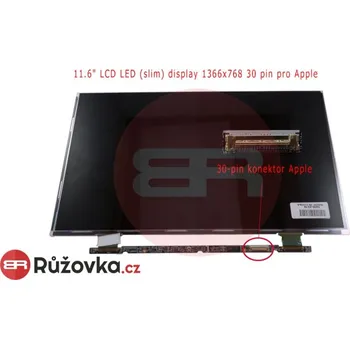 Počítač 11.6" LCD LED (slim) display 1366x768 30 pin pro Apple B116XW05 V.0