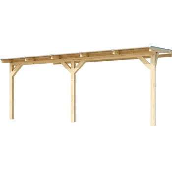 Pergola WEKA Dřevěná zahradní pergola 672 (5,4x3,7 m)