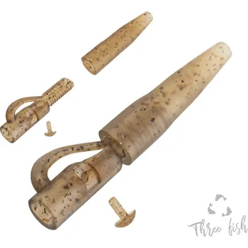 Zfish Závěska Lead Clip & Tail Rubber 6ks